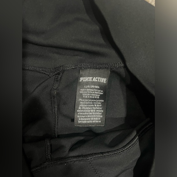 PINK Black Leggings - Picture 3 of 3